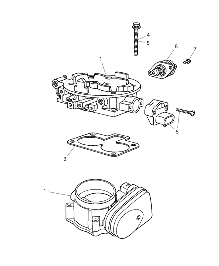 2004 Dodge Ram 3500 Throttle Body Diagram