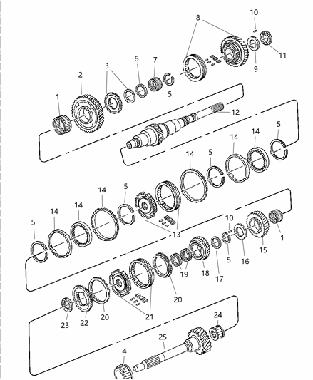 2005 Dodge Ram 2500 Gear Train Diagram 1