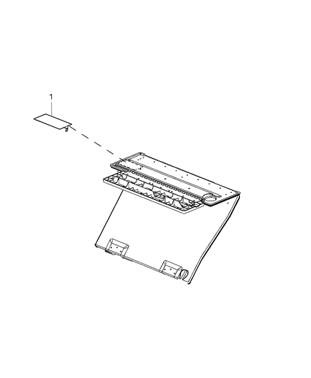 2014 Ram C/V Load Floor Diagram