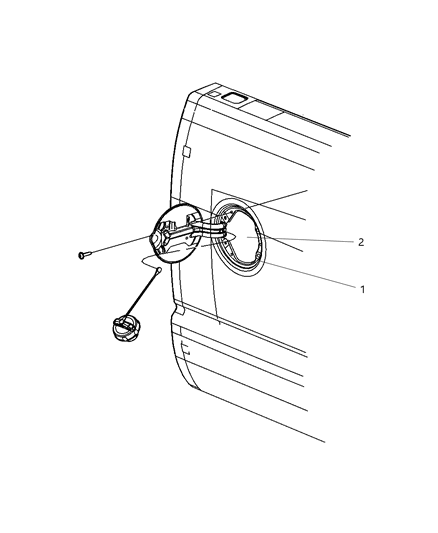 2008 Dodge Ram 3500 Fuel Door Diagram