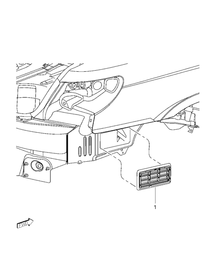 2012 Chrysler 200 Air Duct Exhauster Diagram