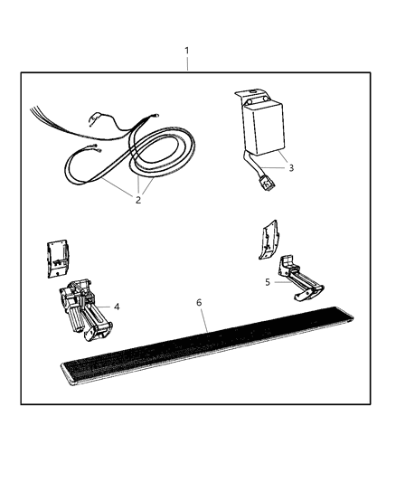 2009 Dodge Ram 3500 Link Assembly-Link Assembly Diagram for 68000650AA