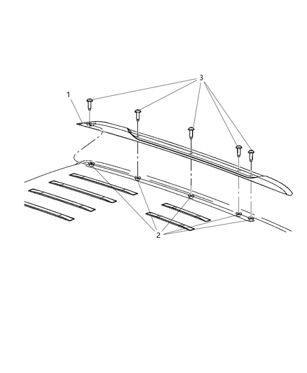 2017 Jeep Grand Cherokee Rail-Roof Diagram for 68311297AA