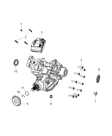 2020 Chrysler Pacifica Seal-Drive PINION Diagram for 68509209AA