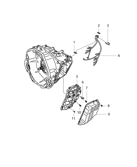 2020 Jeep Compass Valve Body & Related Parts Diagram