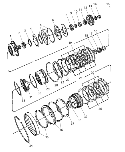 2007 Dodge Caravan Gear Train Diagram