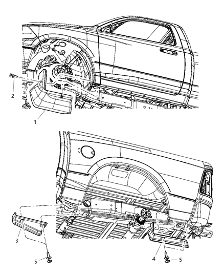 2014 Ram 2500 Fender Guards Diagram