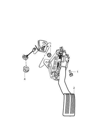 2008 Dodge Ram 2500 Accelerator Pedal Diagram