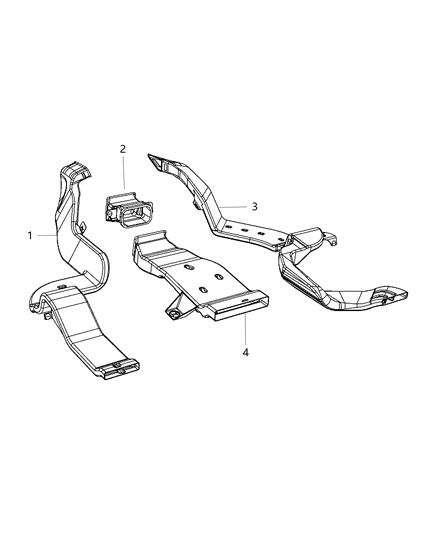 2016 Ram 3500 Ducts Rear Diagram