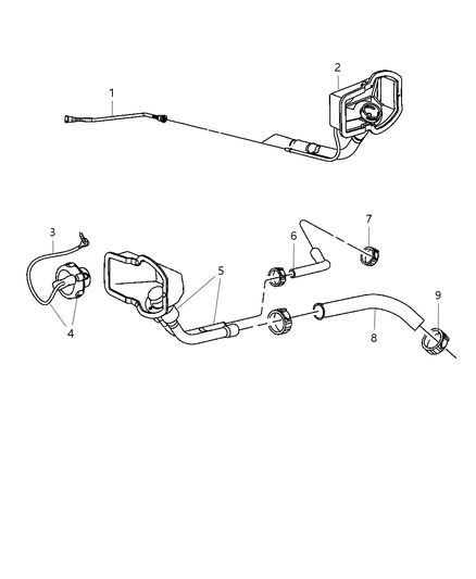 2010 Dodge Ram 2500 Fuel Filler Tube Diagram