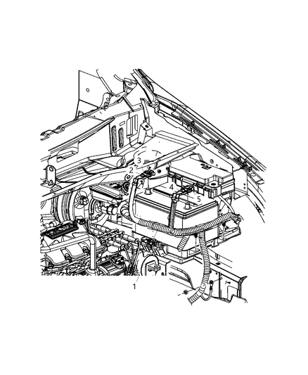 2013 Ram C/V Battery Wiring Diagram