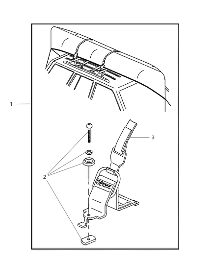 2005 Dodge Stratus Carrier Kit - Canoe Diagram