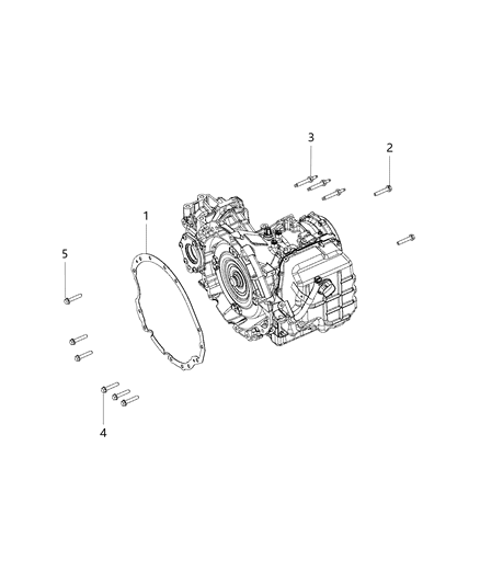 2018 Ram ProMaster 2500 Mounting Bolts Diagram