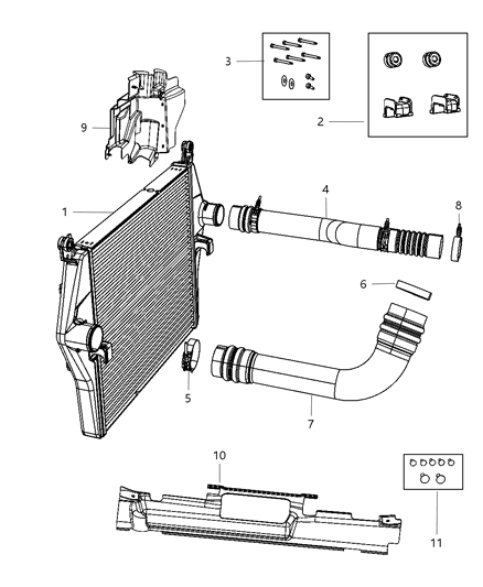 2011 Ram 3500 Charge Air Cooler Diagram