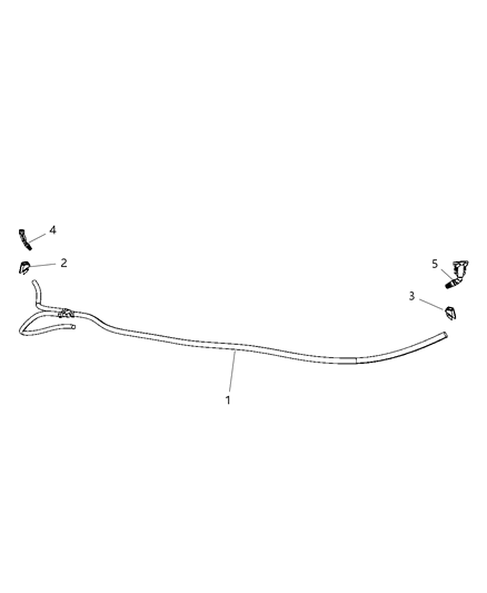 2009 Chrysler Town & Country Nozzle-Washer Diagram for 5113370AA