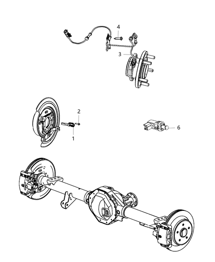 2016 Ram 3500 Sensors - Brake Diagram