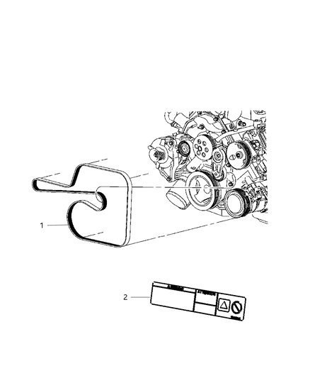 2006 Jeep Commander Drive Belts Diagram 2