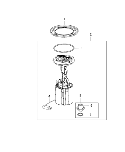 2017 Ram 1500 Fuel Pump Module Diagram