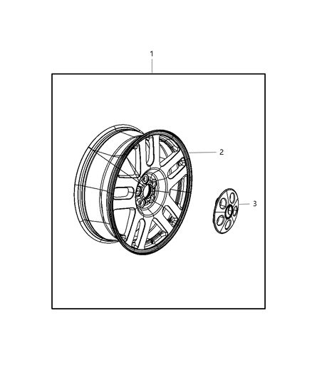 2011 Dodge Nitro Wheel Kit Diagram