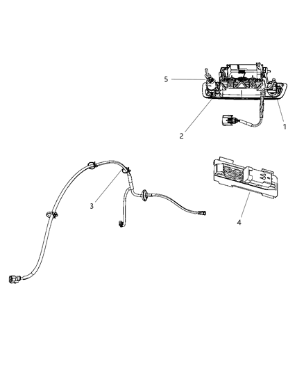 2009 Dodge Ram 1500 Wiring-Jumper Diagram for 68044796AA