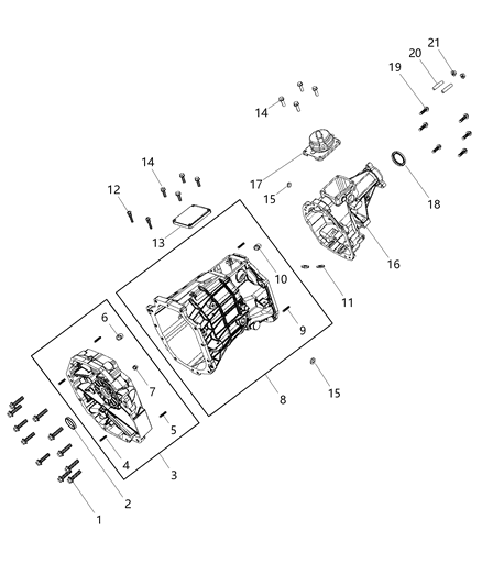 2013 Dodge Viper Case Diagram