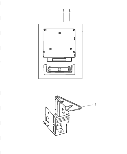 1998 Dodge Avenger Powertrain Control Module Diagram for R4606337AK