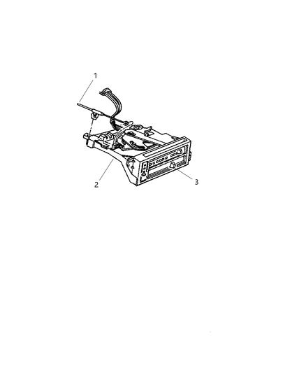 1997 Dodge Dakota Control-Heater Diagram for 55055667AB