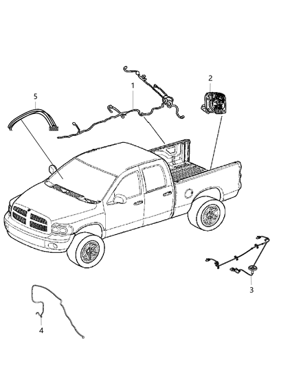 2014 Ram 2500 Wiring-Chassis Diagram for 68208102AD