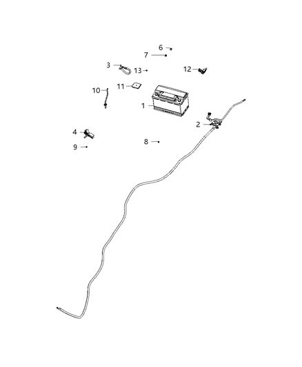 2020 Dodge Challenger Wiring, Battery Diagram