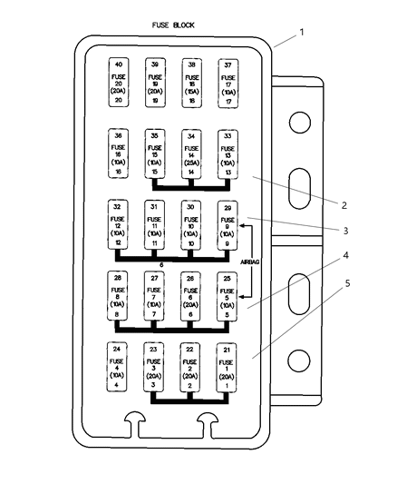 2003 Jeep Wrangler Breaker-Circuit Diagram for 56047126AA