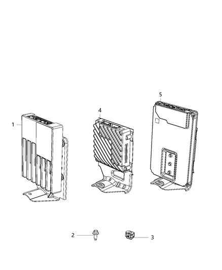 2020 Ram 3500 Speakers, Amplifier And Sub Woofer Diagram 1