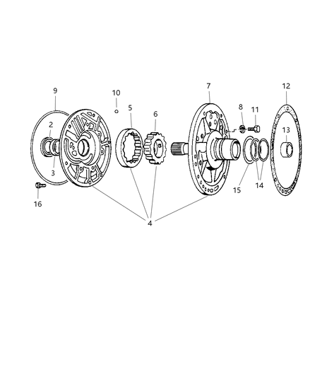 2002 Dodge Ram Wagon Oil Pump Diagram 1