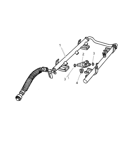 1998 Chrysler Town & Country Fuel Rail Diagram 3