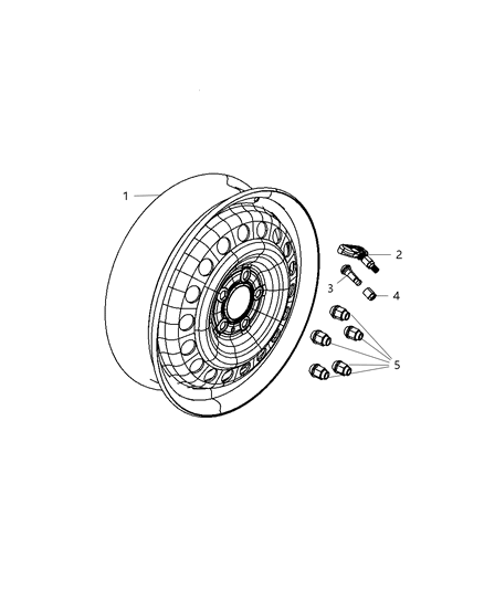 2009 Dodge Nitro Spare Tire Diagram