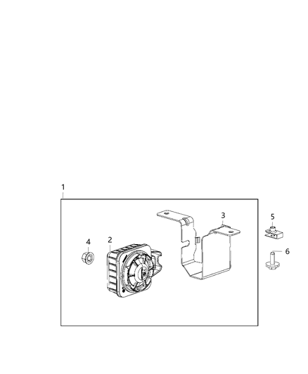 2021 Jeep Grand Cherokee Siren - Alarm Diagram