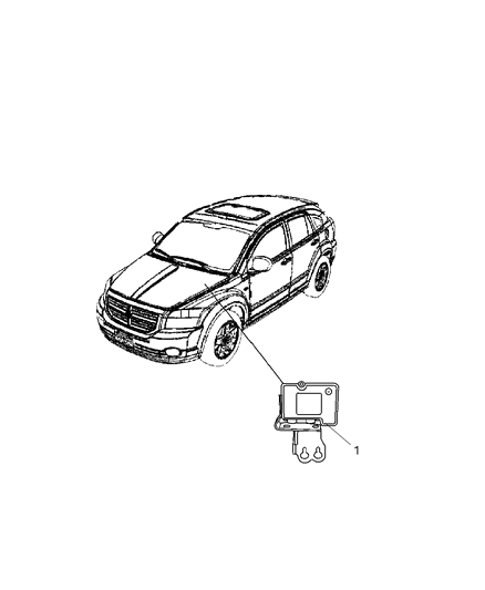 2011 Dodge Caliber Modules Brakes, Suspension And Steering Diagram