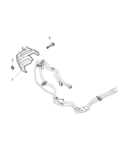 2015 Ram ProMaster City Fuel Line Protection Diagram