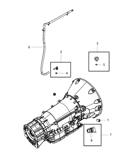 2008 Dodge Nitro Sensors , Vents And Quick Connectors Diagram 2