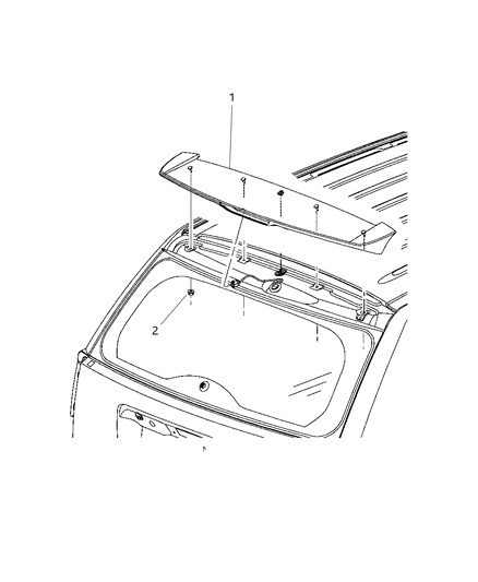 2016 Jeep Compass Spoilers Diagram