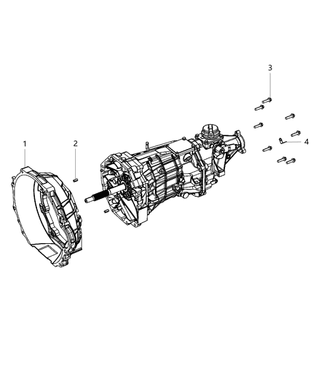 2017 Dodge Viper Clutch Housing Diagram 2