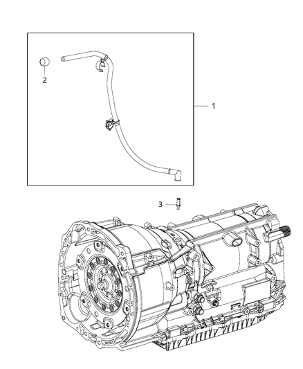 2020 Jeep Wrangler Vent Tube-Vent Diagram for 5281747AA