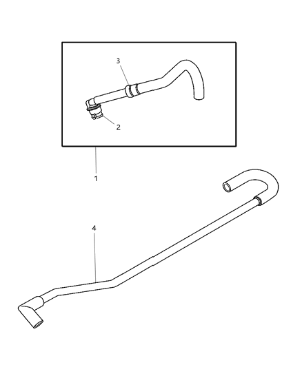 2006 Chrysler 300 Crankcase Ventilation Diagram 1