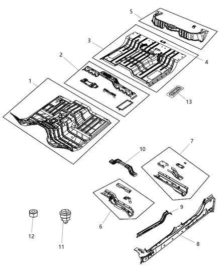 2017 Ram 4500 Floor Pan Diagram 1