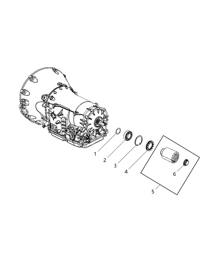 2014 Chrysler 300 Case & Adapter & Attaching Parts Diagram 2