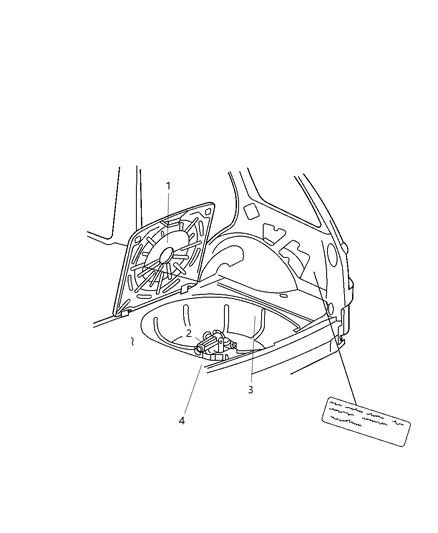 2021 Jeep Cherokee Jack And Cargo/Storage Area Diagram