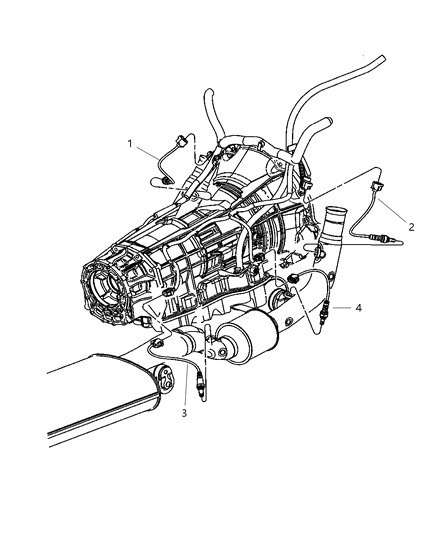 2007 Jeep Grand Cherokee Oxygen Sensors Diagram 3