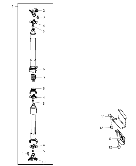 2012 Ram 3500 Drive Shaft Diagram 1