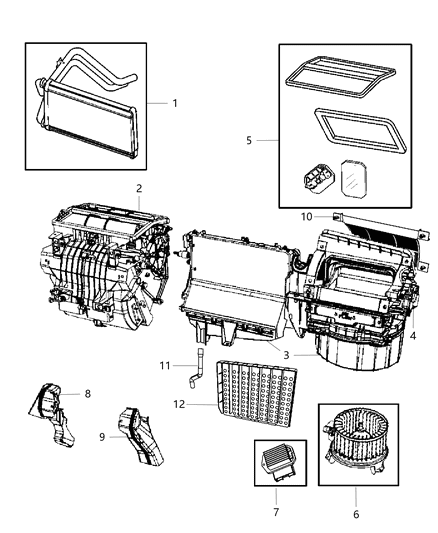 2013 Jeep Compass Heater Unit Diagram