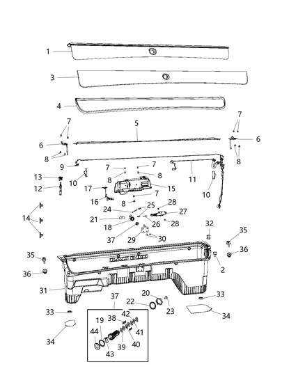 2017 Ram 1500 Ram Box Diagram