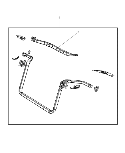 2008 Chrysler Pacifica Radiator Support Diagram